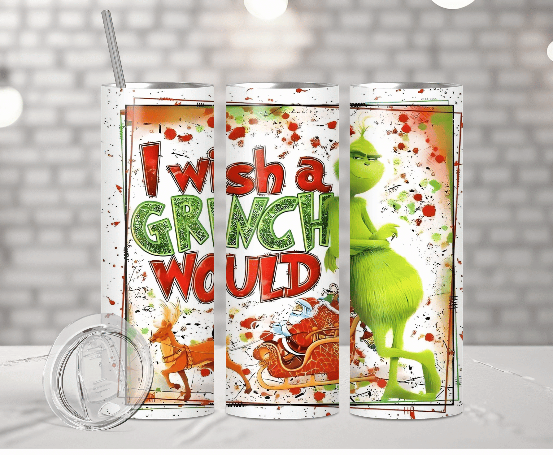 Grinch Fuel  Sublimation Tumbler Transfer – Griffin Expressions