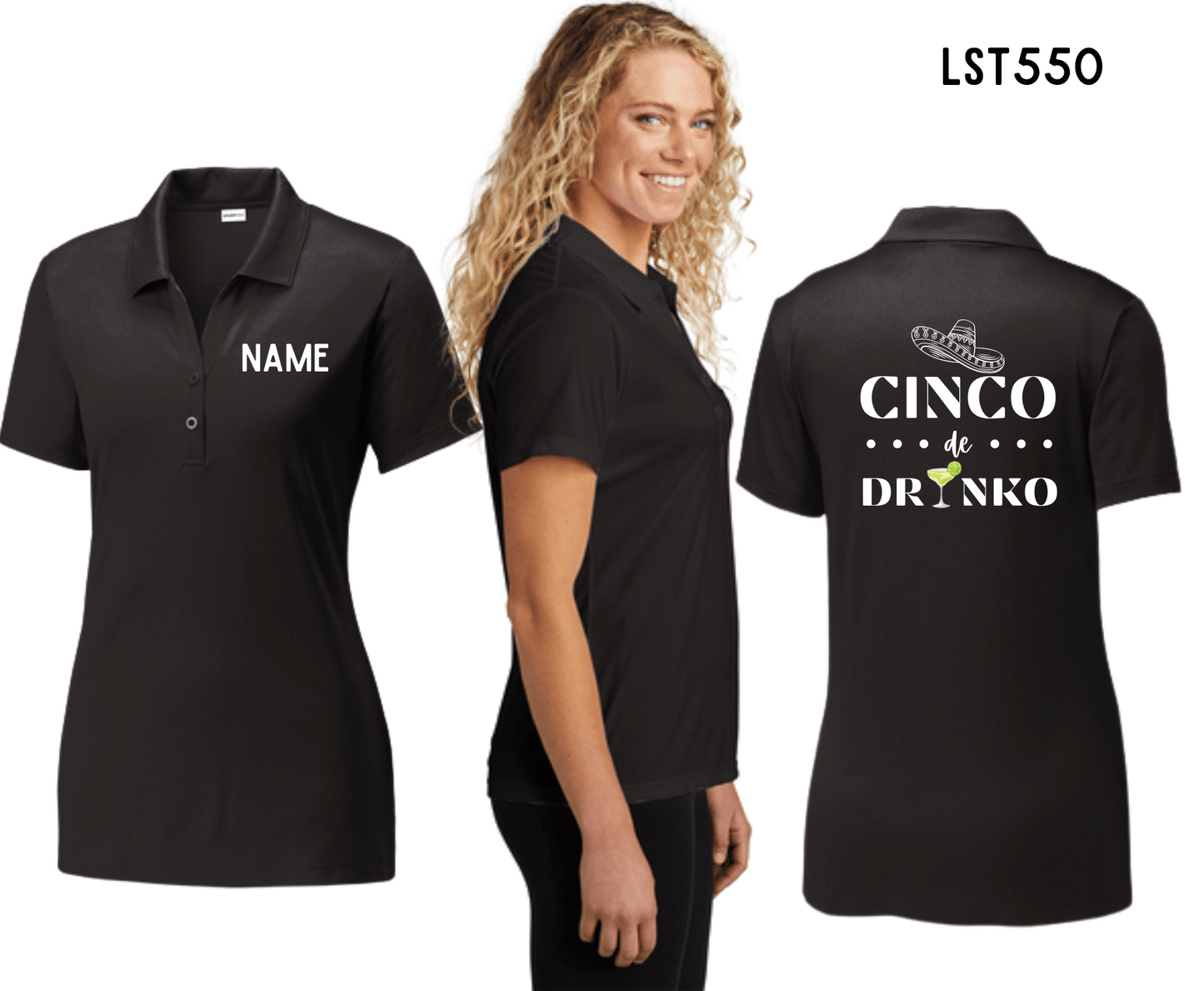 Cinco Drink | Woman's Manager Polo | ONT