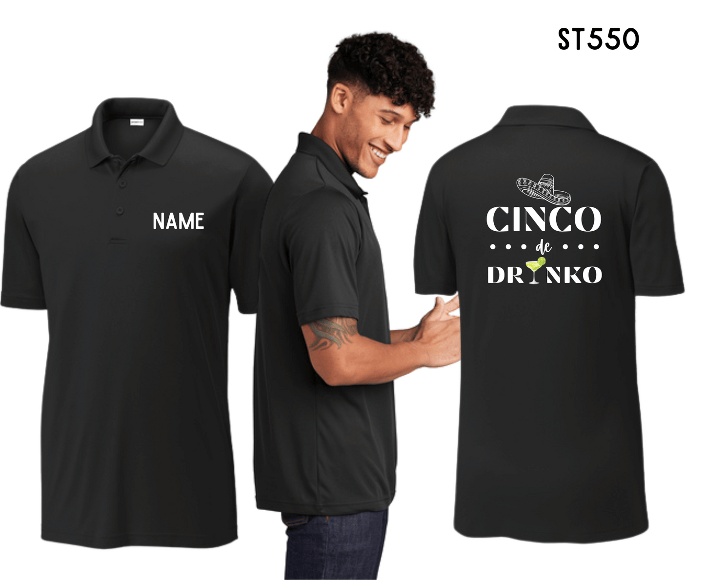 Cinco Drink | Men's Manager Polo | ONT