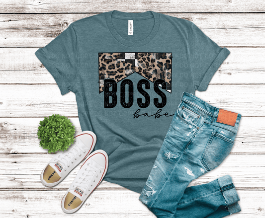 BOSS Babe Leopard | DTF