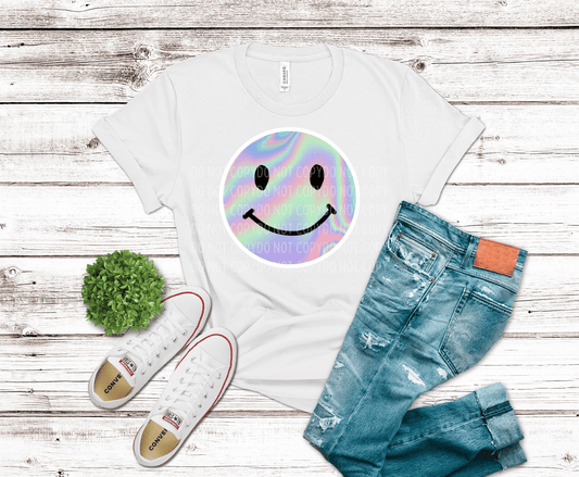 Smiley Iridescent | DTF