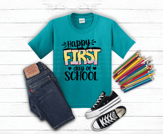 First Day Of School Pencil | DTF