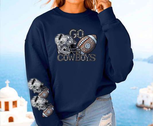 Cowboys Bling 1 with Sleeve | DTF