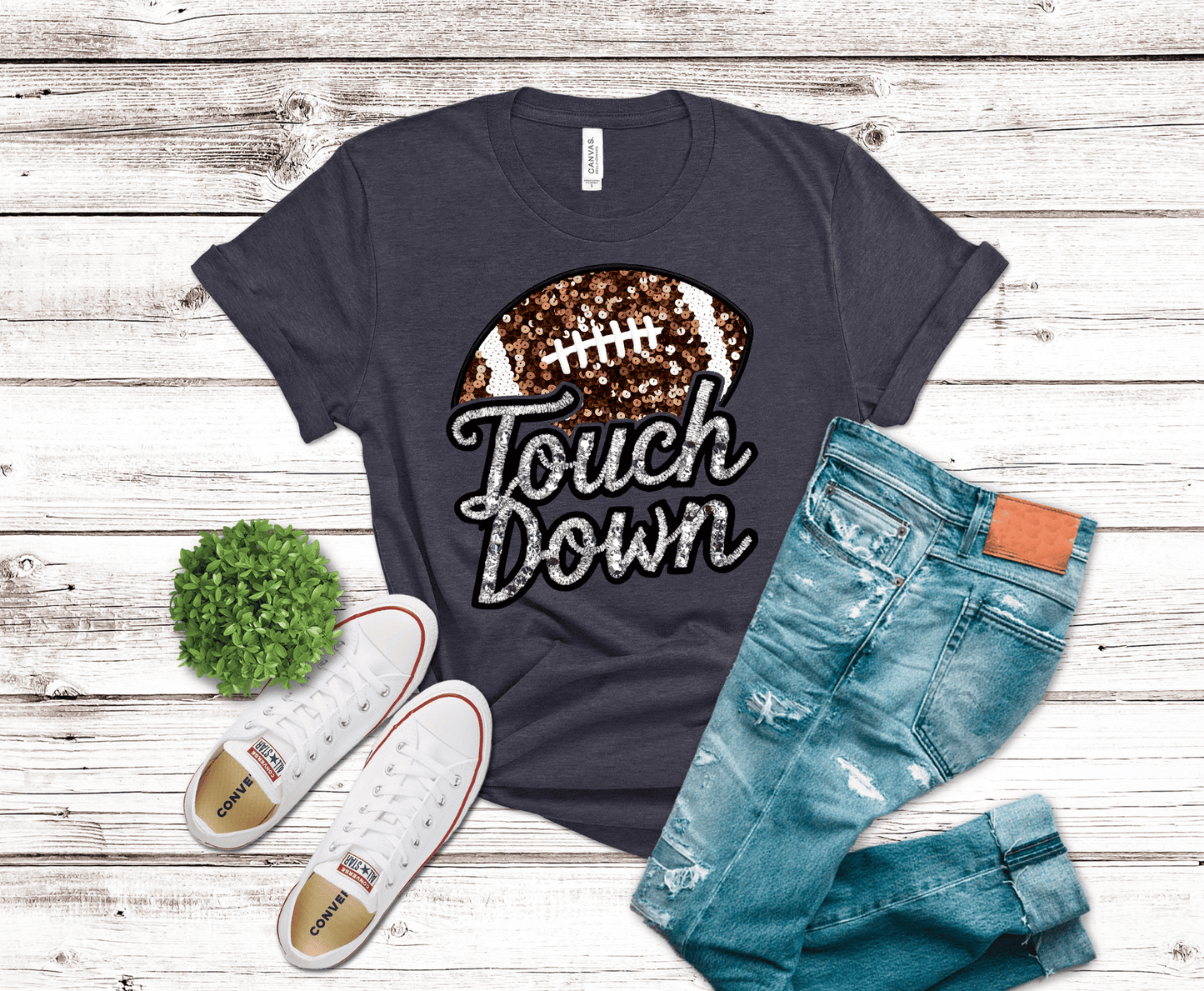 Touch Down Sequins | DTF