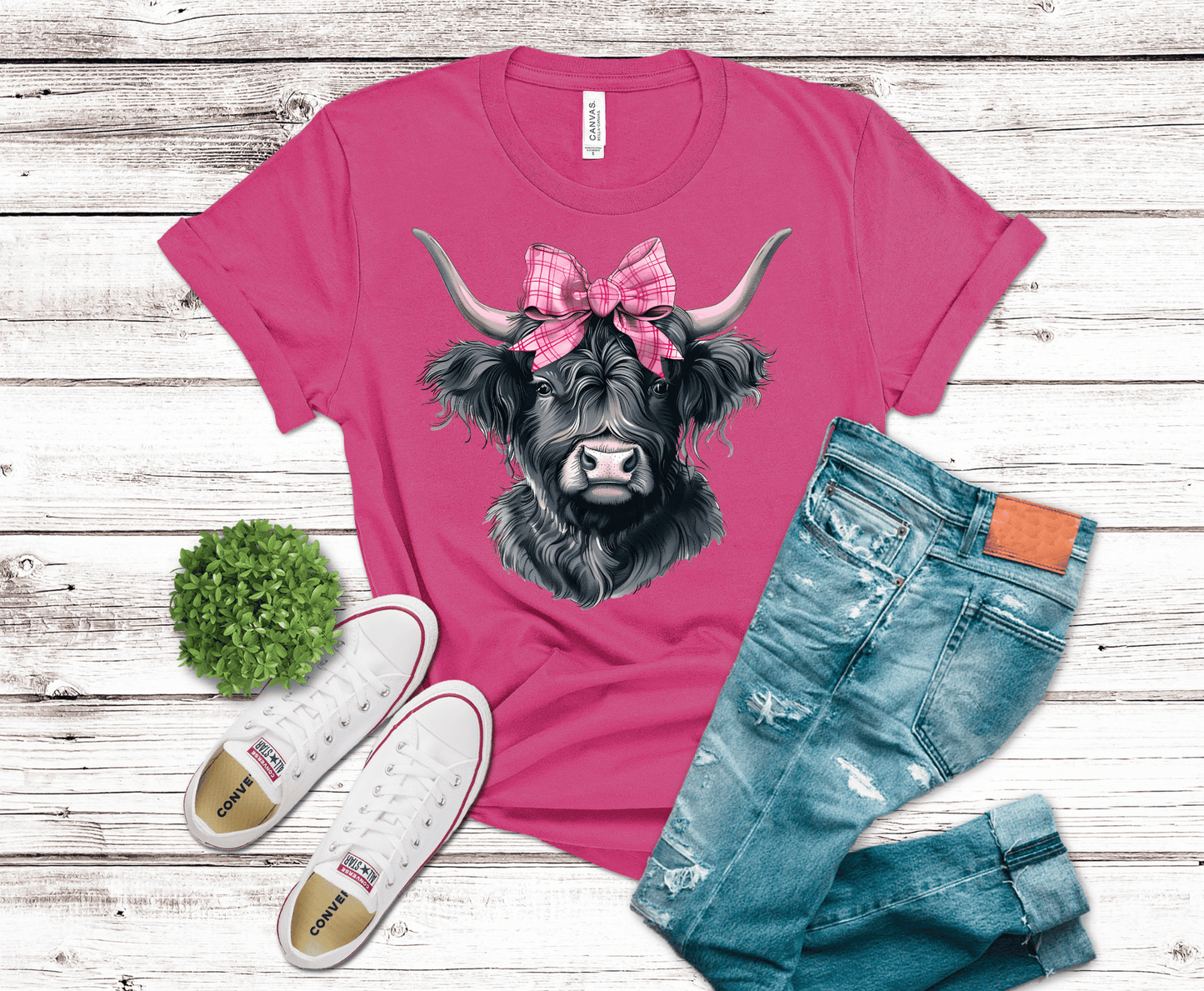 Black Cow Bow | DTF