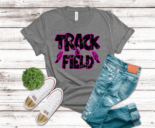 Track and Field Pink | DTF