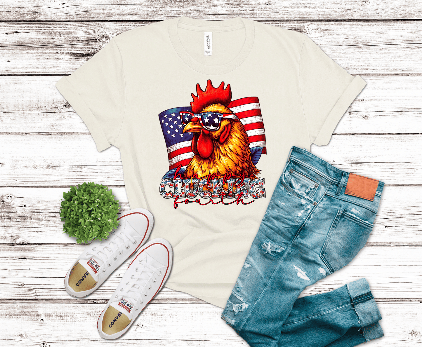 Happy Clucking Fourth | DTF