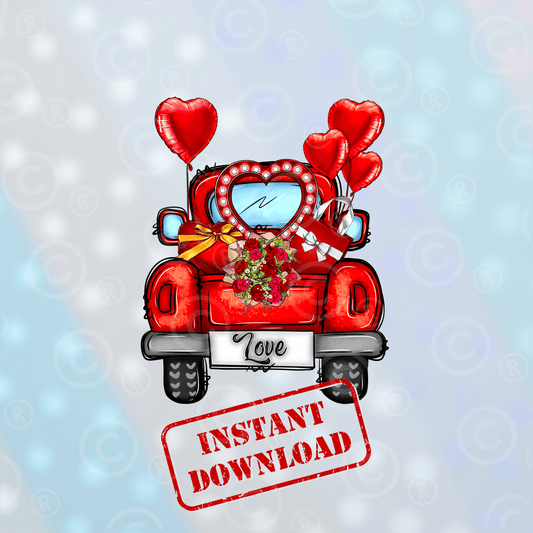 Valentines Truck | Digital Download