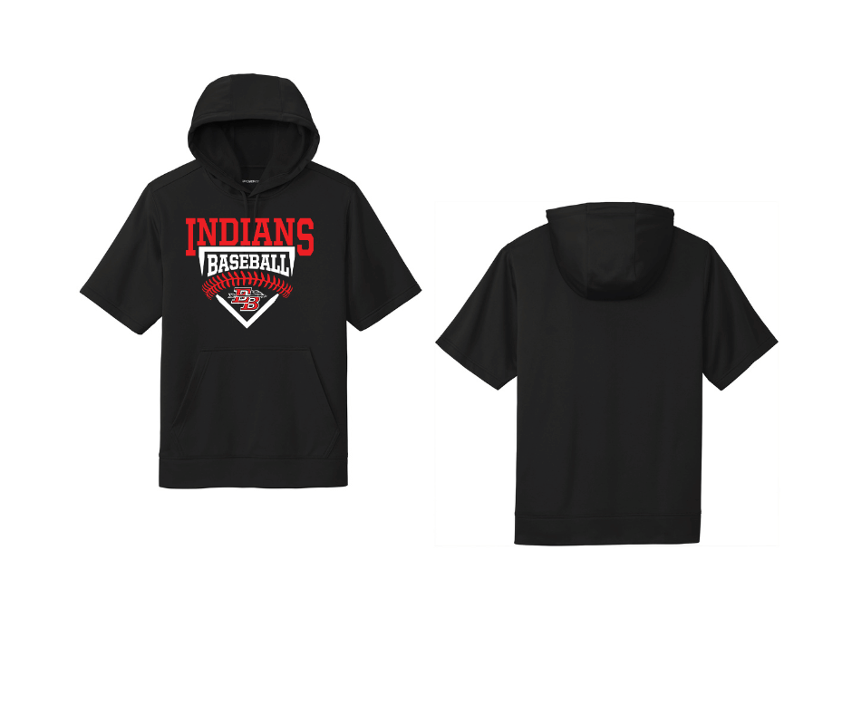 EB Baseball | Short Sleeve Hoodie