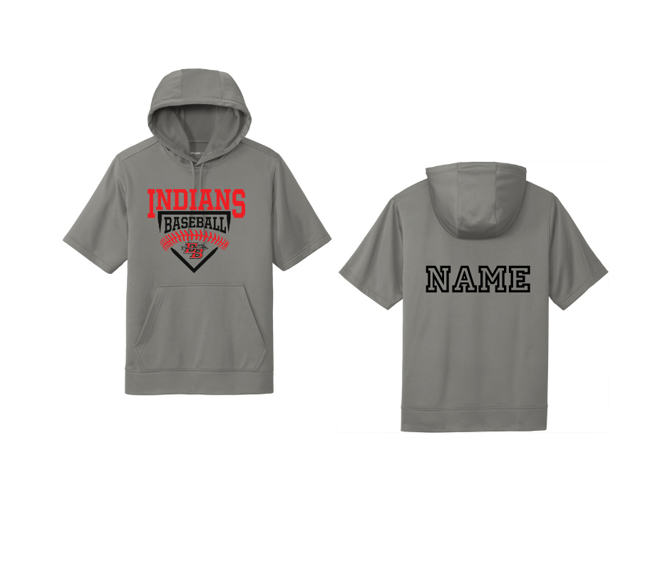 EB Baseball | Short Sleeve Hoodie