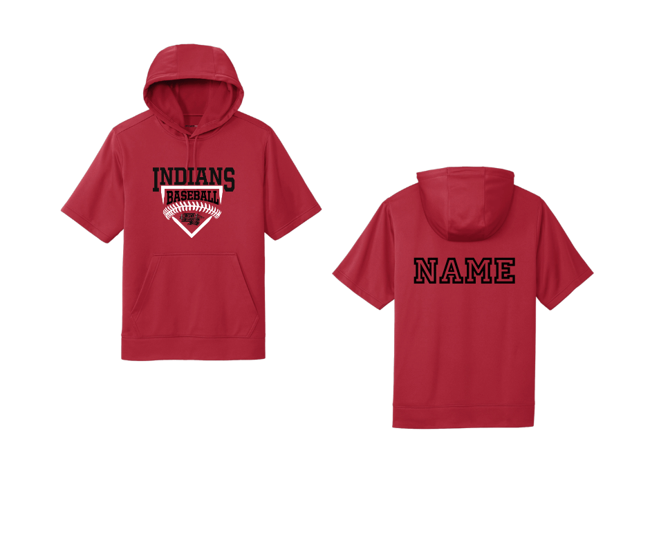 EB Baseball | Short Sleeve Hoodie