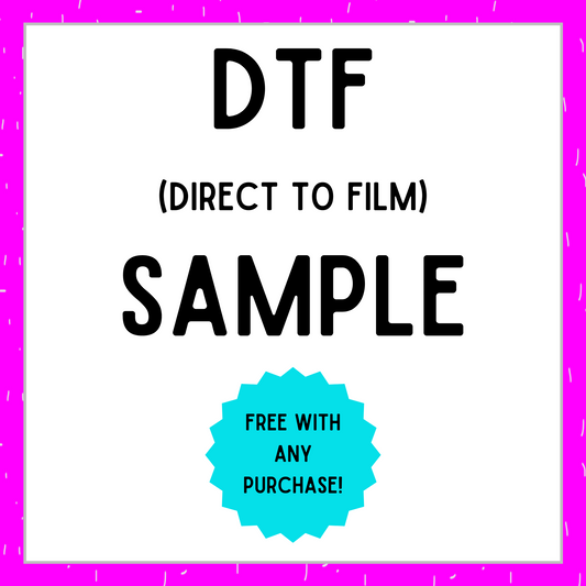 Sample DTF (Direct To Film) Transfer