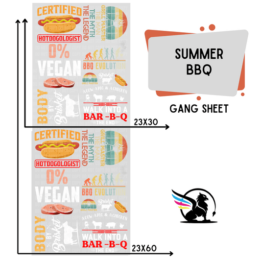 Premade Gang Sheet | Summer BBQ