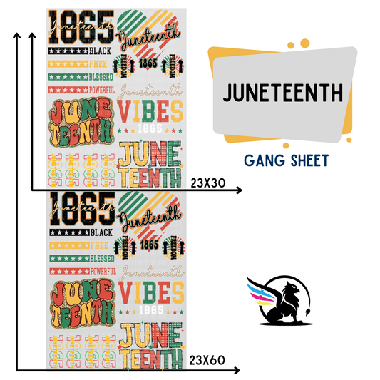 Premade Gang Sheet | Juneteenth