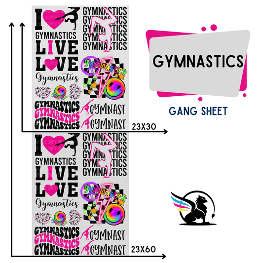 Premade Gang Sheet | Gymnastics