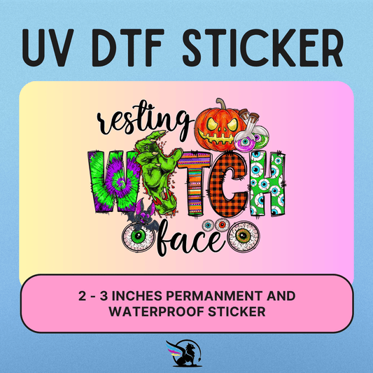 Resting Witch Face | UV DTF STICKER