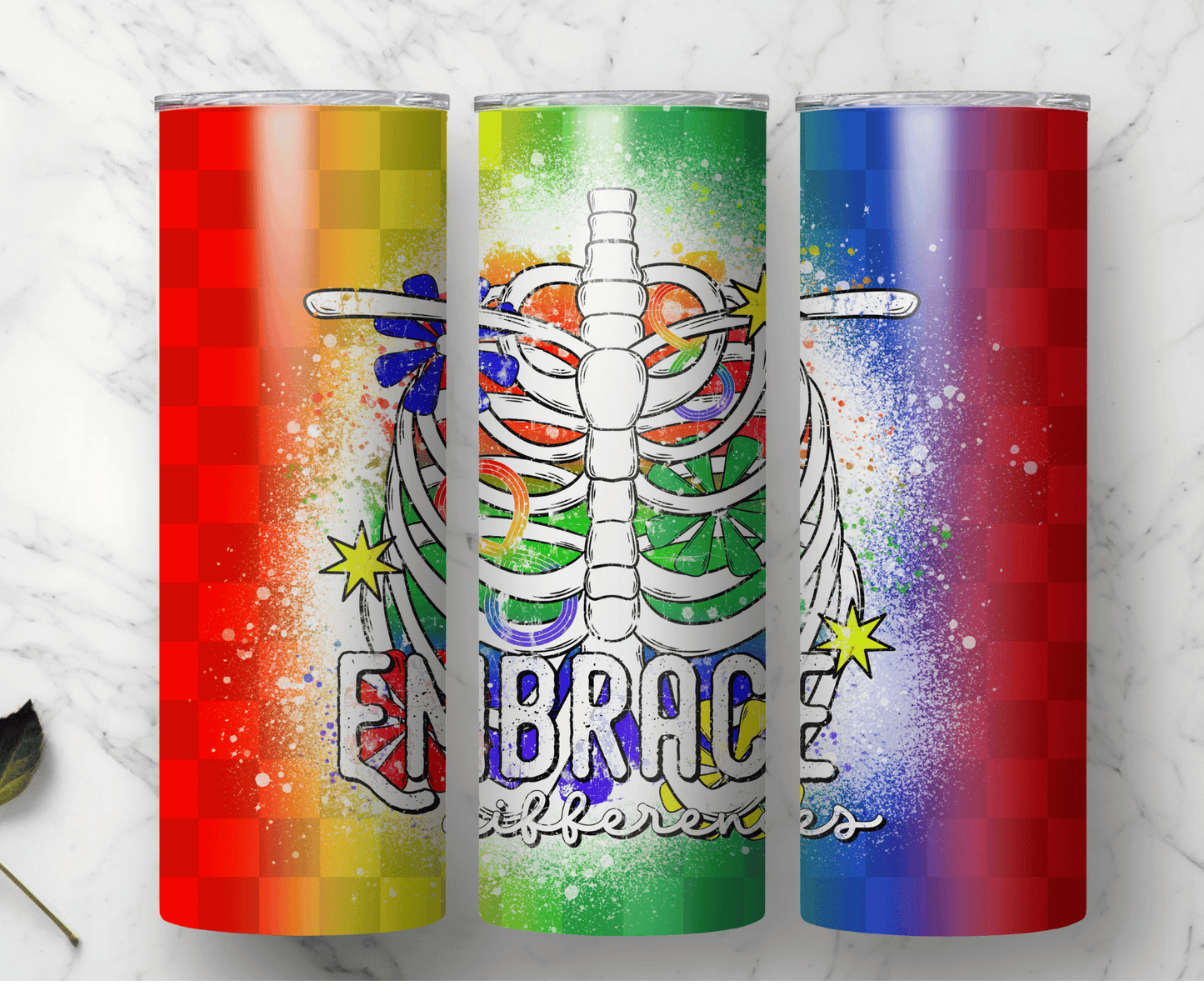 Embrace Differences | Sublimation Tumbler Transfer