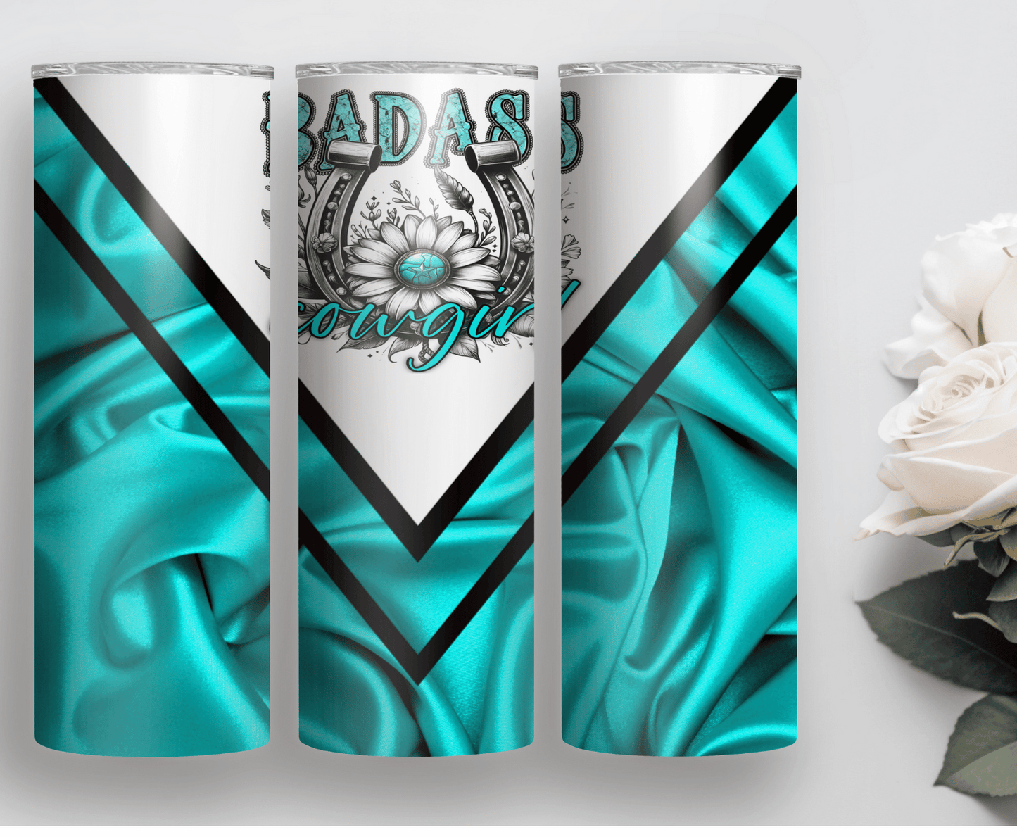 Badass Cowgirl | Sublimation Tumbler Transfer