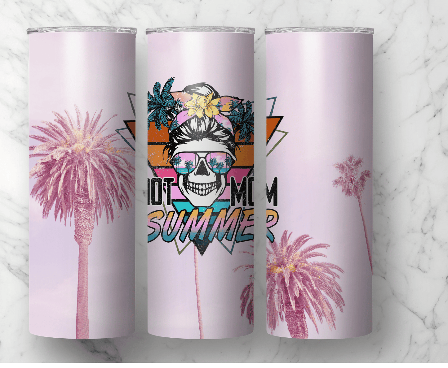 Hot Mom Summer | Sublimation Tumbler Transfer