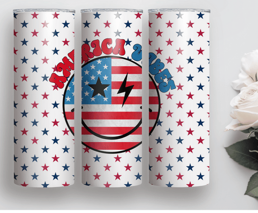 American Vibes | Sublimation Tumbler Transfer