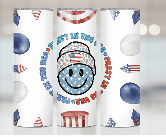 Party In The USA | Sublimation Tumbler Transfer