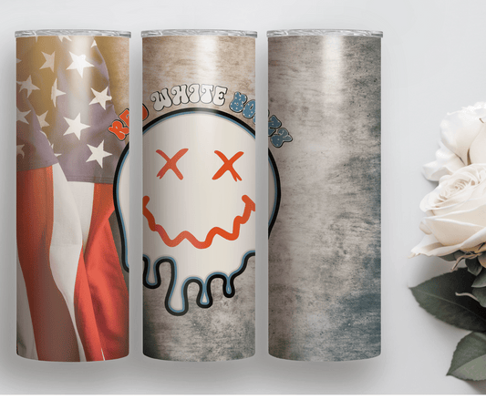 Red White & Boozy | Sublimation Tumbler Transfer
