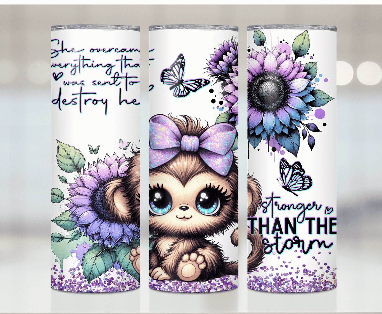 Monkey Strong | Sublimation Tumbler Transfer