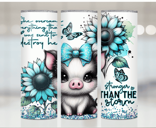 Pig Strong | Sublimation Tumbler Transfer