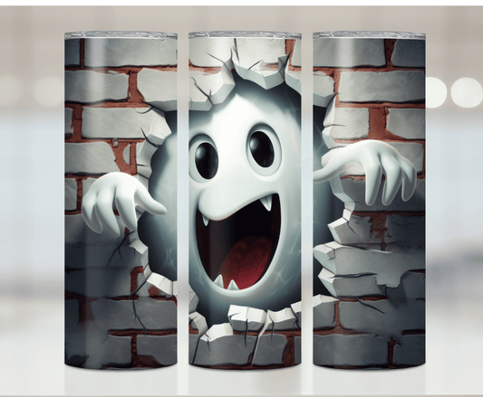 Wall Ghost | Sublimation Tumbler Transfer