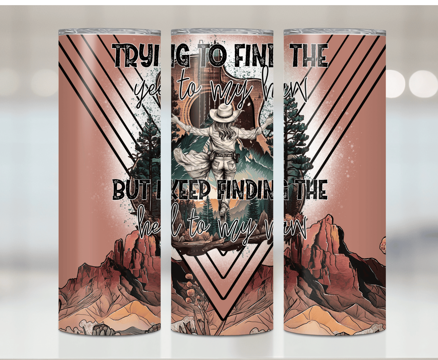 Hell To My Naw | Sublimation Tumbler Transfer