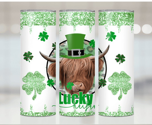 Lucky Heifer | Sublimation Tumbler Transfer