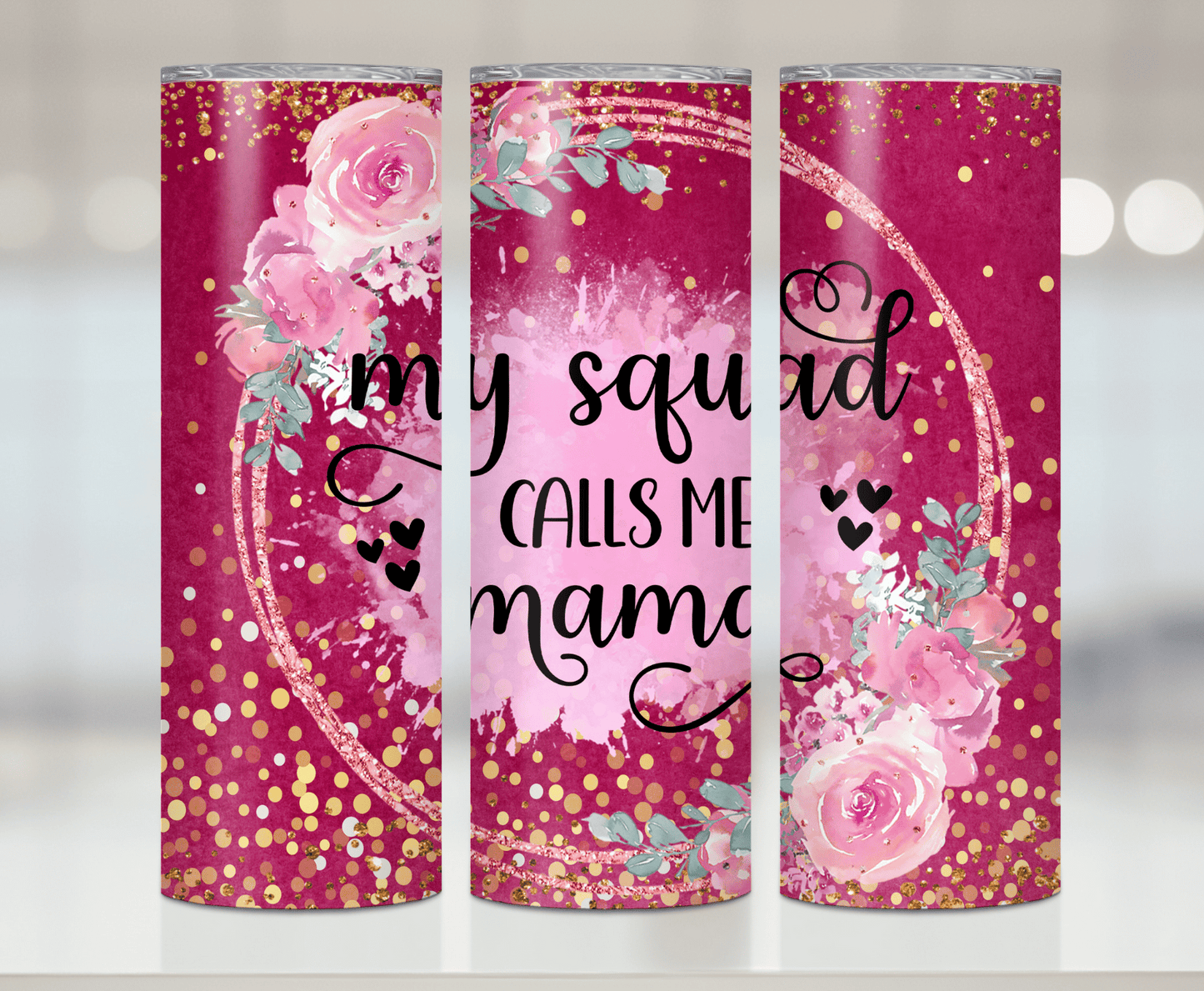 Squad Mama | Sublimation Tumbler Transfer