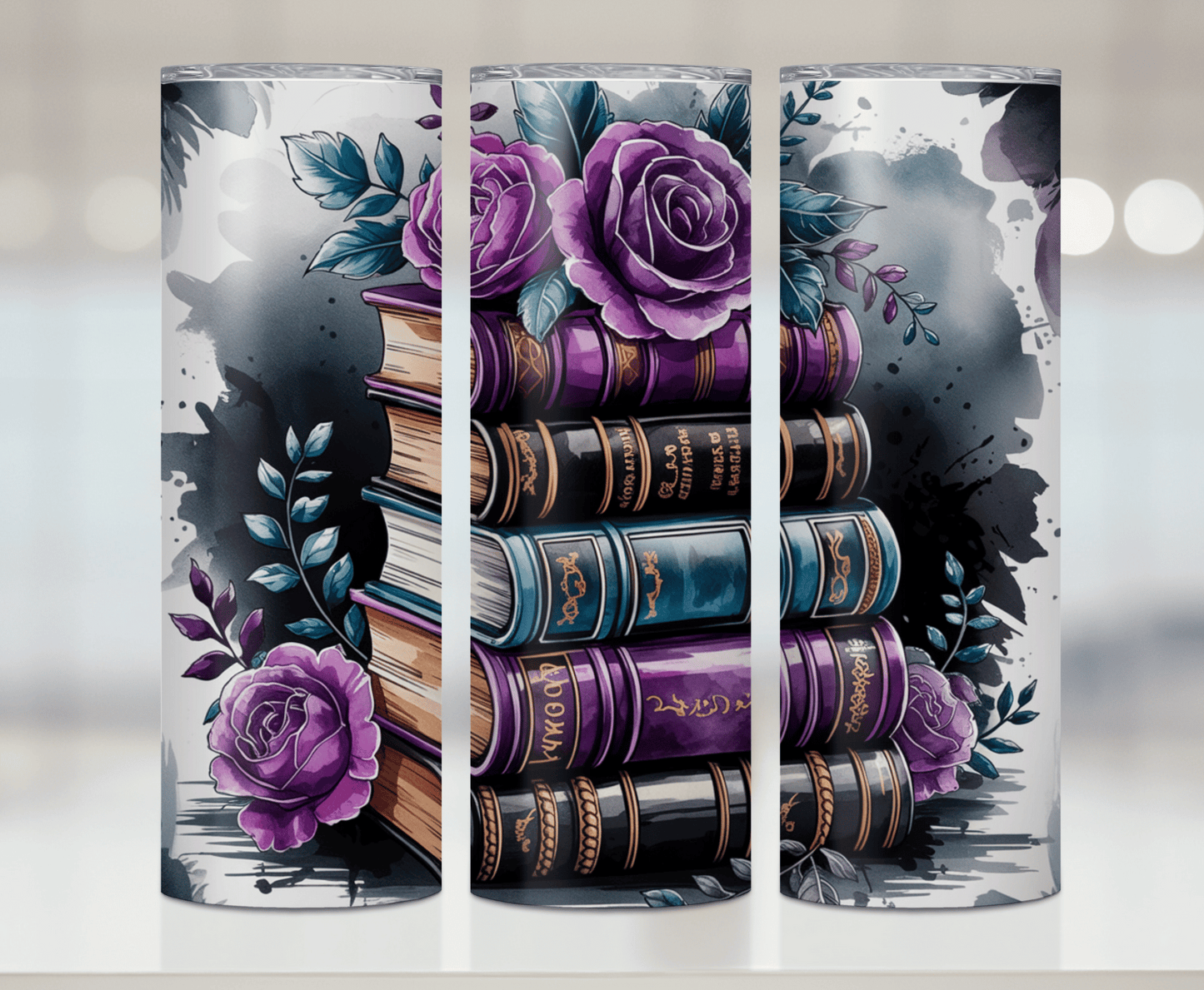 Purple Rose Books | Sublimation Tumbler Transfer