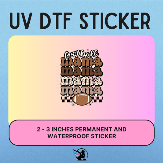 Football Mama | UV DTF STICKER