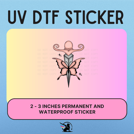 Turn Pain Into Power   | UV DTF STICKER