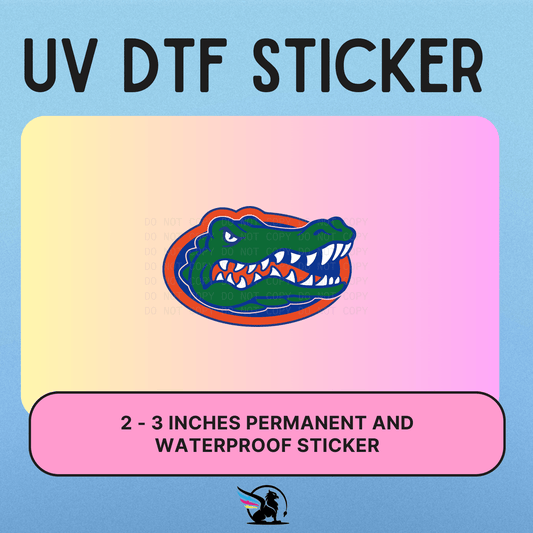 Gator Head | UV DTF STICKER