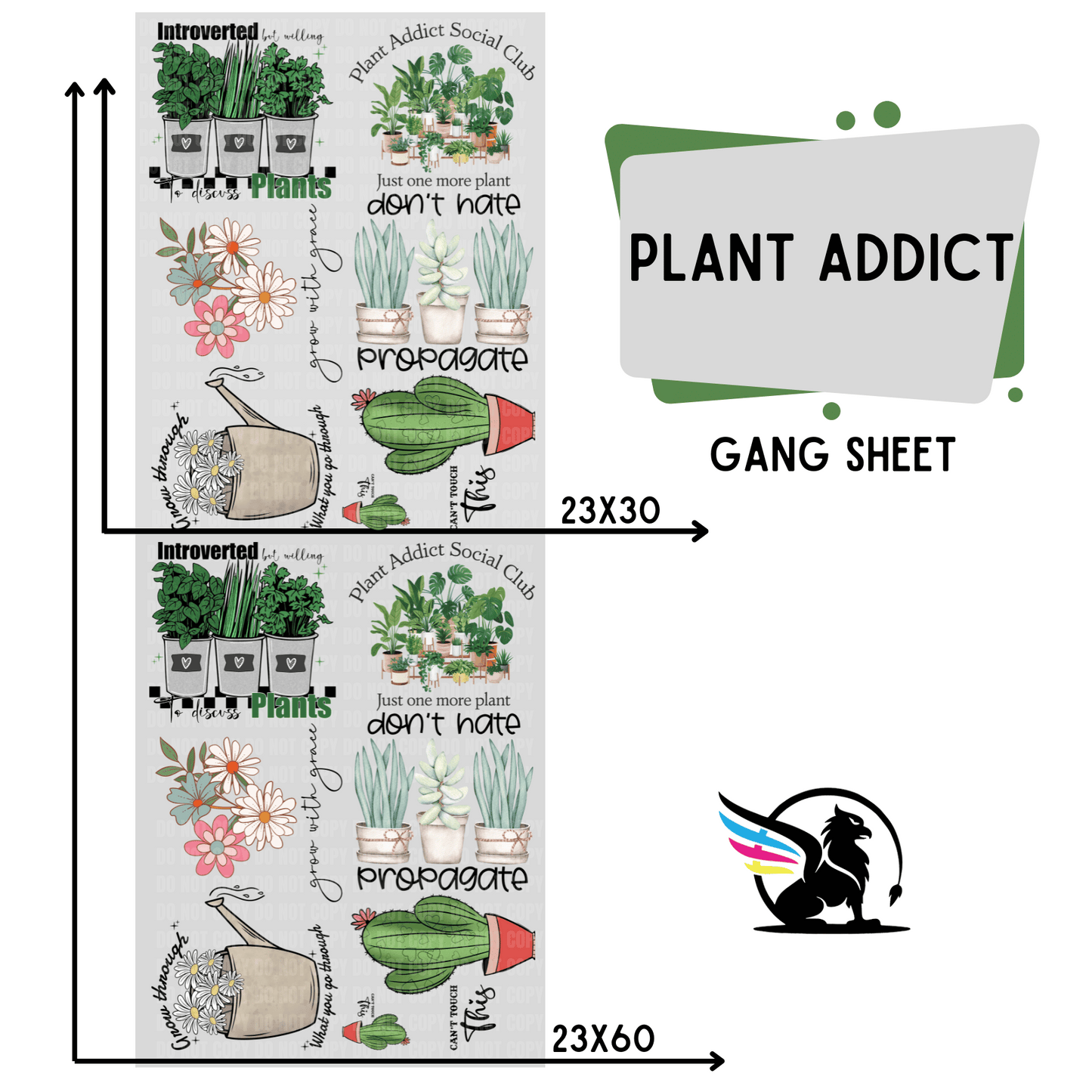 Premade Gang Sheet | Plant Addict