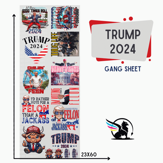 Premade Gang Sheet | Trump 2