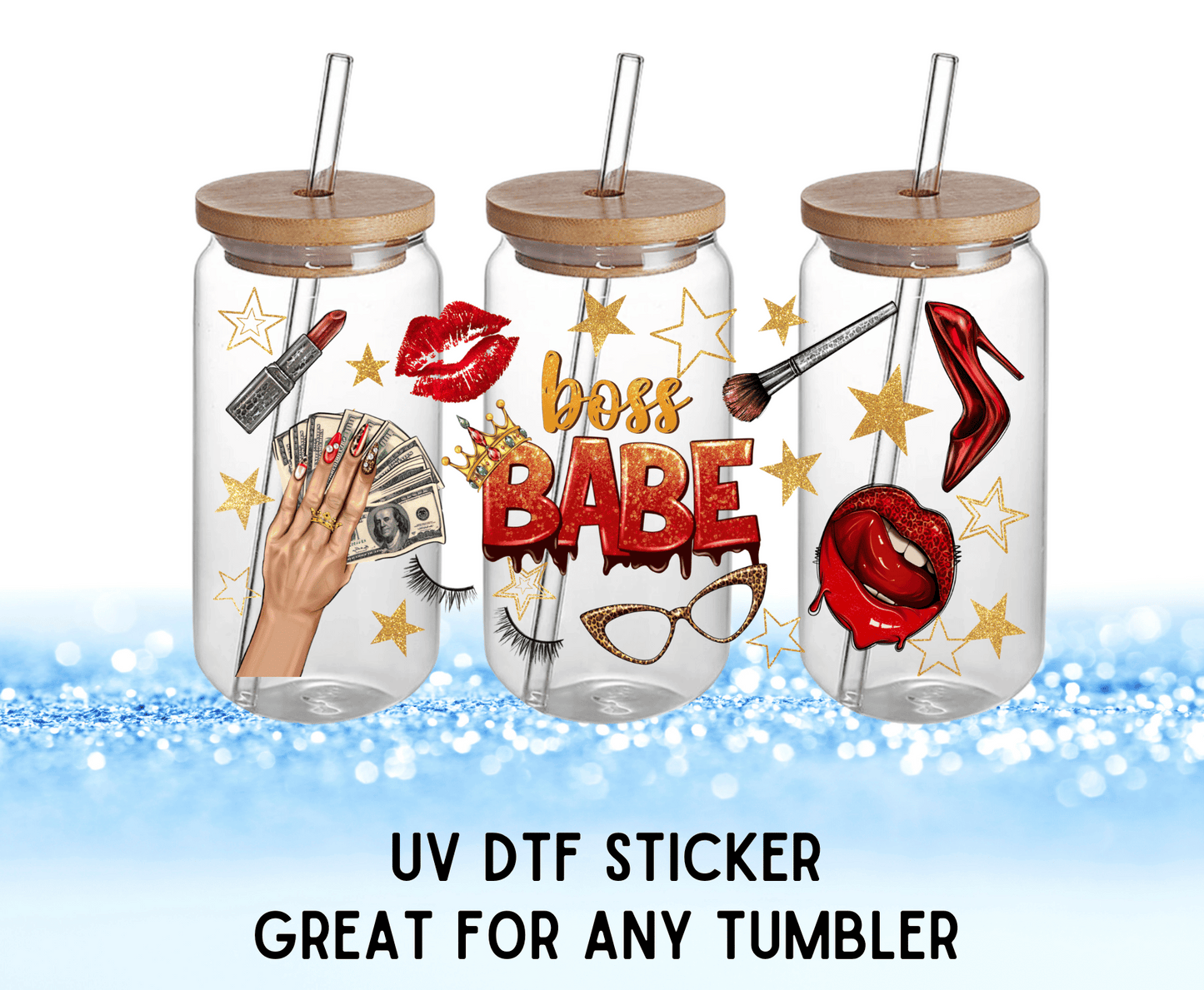 UV DTF Sticker | Boss Babe