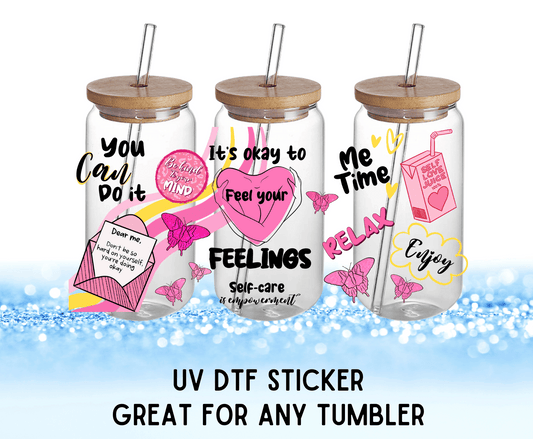 UV DTF WRAP | Feel Your Feelings