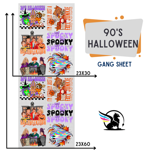 Premade Gang Sheet | 90's Halloween