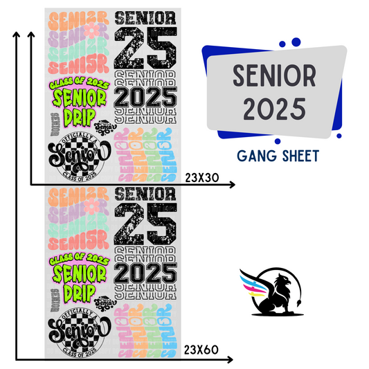 Premade Gang Sheet | Senior 2025