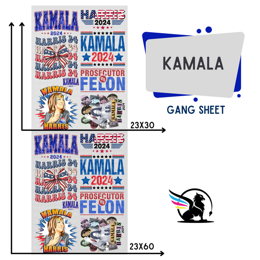 Premade Gang Sheet | Kamala